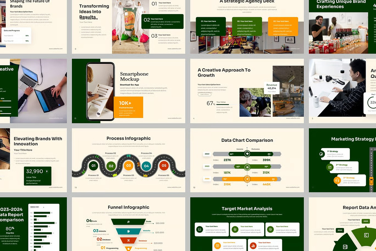 Agency Deck Powerpoint Templates, a Presentation Template by Fit-tee (Photo 2 of 2)