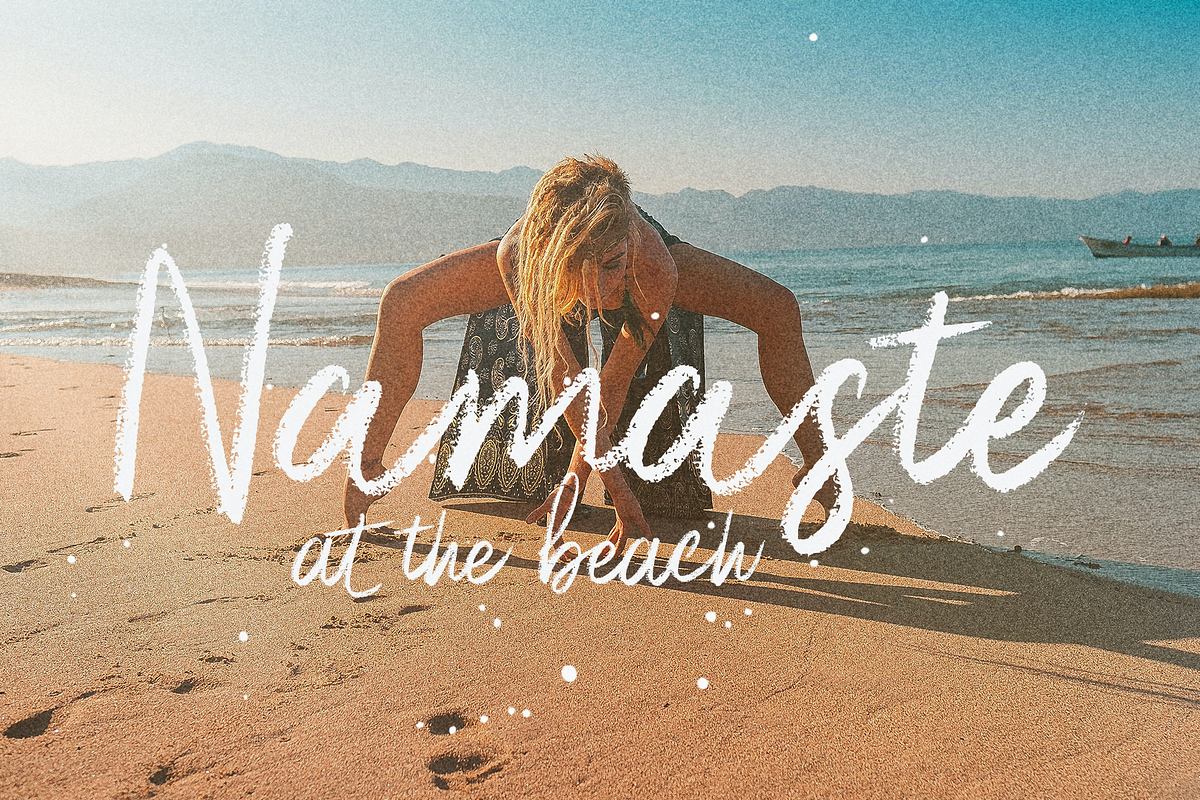 Coastline - Textured Script Font, a Script Font by Surplus Type Co (Photo 2 of 6)