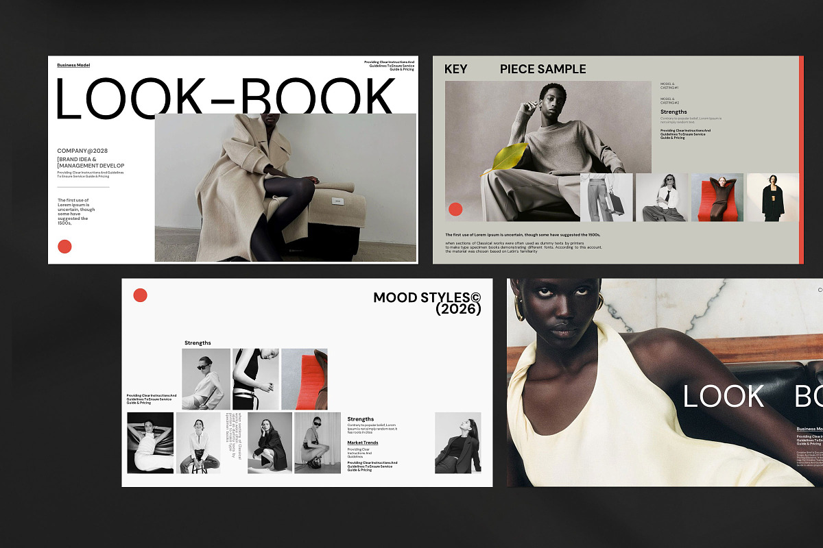 Aura | Lookbook and Brief Template, a Presentation Template by Studio Industry (Photo 6 of 10)