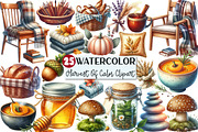 Watercolor Harvest Of Calm Clipart, an Illustration by Rose Art (Thumbnail 1 of 4)