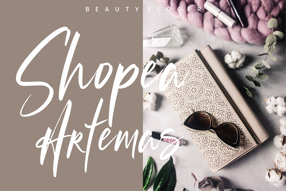 Arlitha Brushed Font, a Script Font by Lythcreative (Photo 5 of 8)