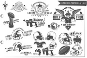 21 in 1 Set of American football, an Icon by Hadanello88 (Thumbnail 1 of 5)