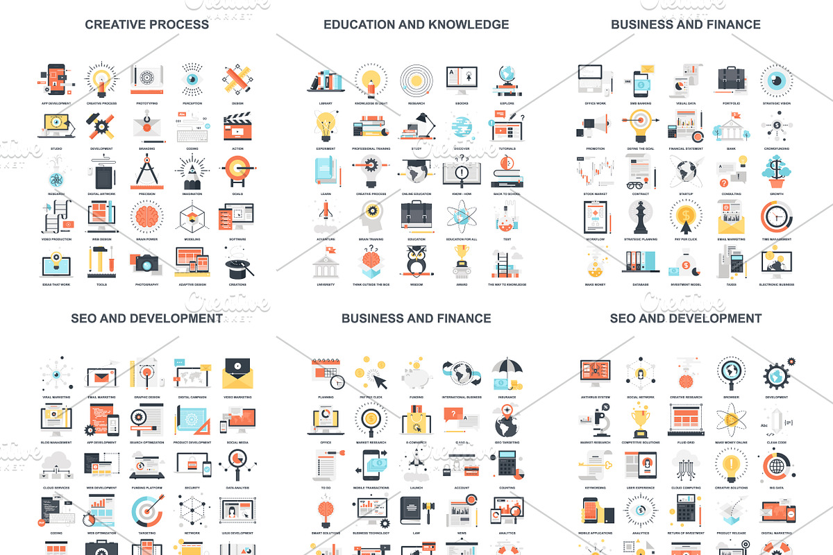 275 Advanced Flat Web Icons, an Outline Icon by Maxim_Basinski (Photo 4 of 4)