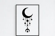 50 Crescent Moon with Stars, an Empty State Illustration by Amazin_art (Thumbnail 28 of 47)