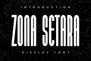ZONA SETARA - Display Font, a Sans Serif Font by ENATIVE (Thumbnail 1 of 6)