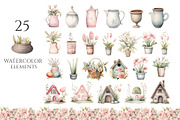 Watercolor Happy Easter Collection, a Decorative Illustration by Evgeniia (Thumbnail 4 of 17)