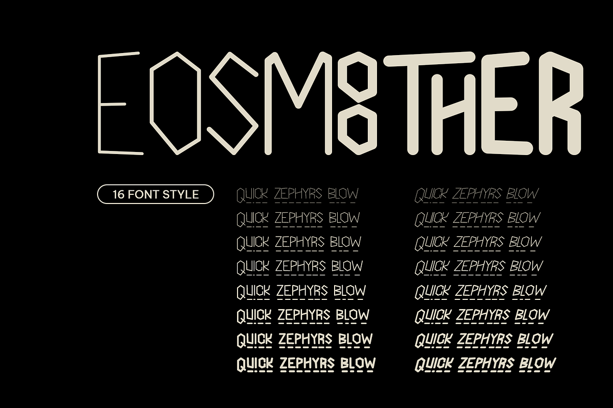Eosmoother - Geometric Sans Display, a Sans Serif Font by Indotype Foundry (Photo 3 of 10)