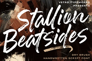 Stallion Beatsides - Dry Brush Font