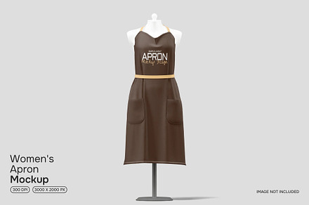 Women's Apron Mockup