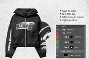 Mockup hoodie Zipper - vintage, a Hoody Mockup by arseavin project (Thumbnail 2 of 3)