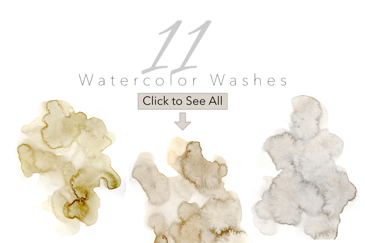 Watercolor Leaves & Washes, an Illustration by Feather Grace Designs (Photo 9 of 11)