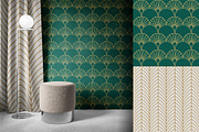 ART DECO Seamless Patterns, a Pattern Graphic by AnnArt (Thumbnail 4 of 8)