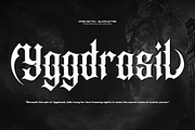 Dork Neytal | Black Metal Font, a Blackletter Font by Denustudios (Thumbnail 2 of 12)