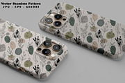 Minimal Botanical Seamless Vector, a Pattern Graphic by one-touch (Thumbnail 4 of 10)