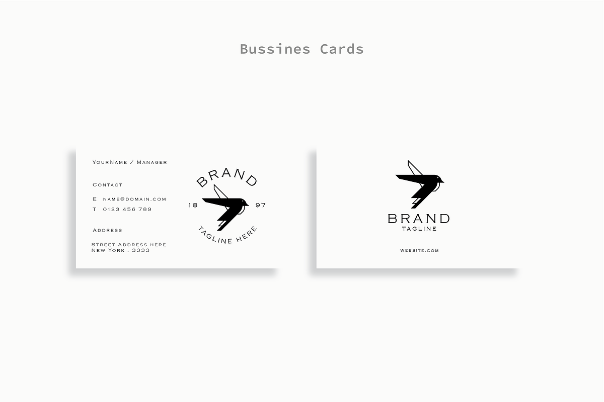 Bird- Premium Logo Template, a Branding & Logo Template by Minimalist Logos (Photo 4 of 7)