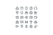 iOS Edge - 1200 Line Icons, an Outline Icon by Flaticons (Thumbnail 5 of 7)