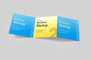 Square Brochure Mockup, a Product Mockup by graphypix