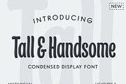 Tall & Handsome - Condensed Display, a Font by Kochev Type (Thumbnail 1 of 9)