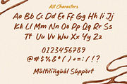 Dreamy Chocolate Font, a Handwritten Font by Timurtype (Thumbnail 6 of 7)