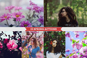 Spring Photoshop Actions, an Action Add-On by Bato (Thumbnail 1 of 16)