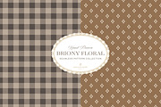 Farmhouse Brown Floral Patterns, a Pattern Graphic by Eclectic Anthology (Thumbnail 2 of 12)