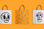HALLOWEEN SKULLS 10 patterns, a Pattern Graphic by Ja Polina ArtShop (Thumbnail 7 of 7)