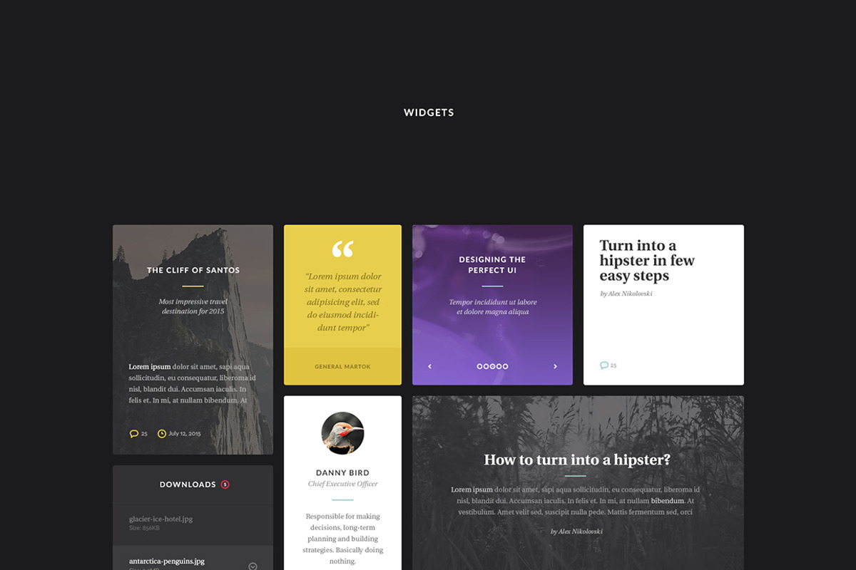 Aves UI Kit, an UI Kit Template by erigon (Photo 4 of 4)