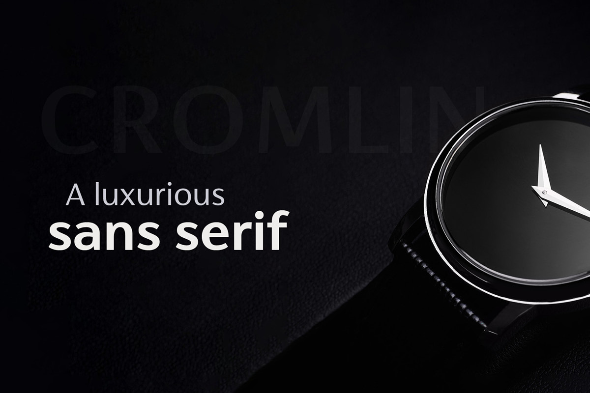 Cromlin font family by FontPeople, a Sans Serif Font by FontPeople (Photo 4 of 6)