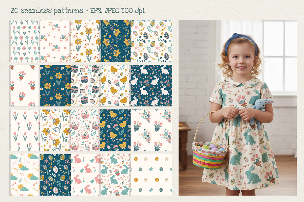 Spring Easter Clipart Collection, an Illustration by Hanna's ArtLab (Photo 4 of 5)