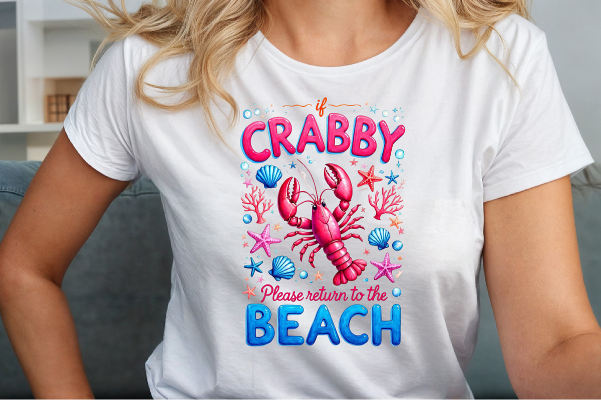 If Crabby Please Return To The Beach, a Seasonal Illustration by Sublimation Artist (Photo 5 of 9)