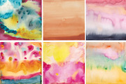 25  Abstract Watercolor Backgrounds, a Texture Graphic by Sweet Fig (Thumbnail 5 of 10)