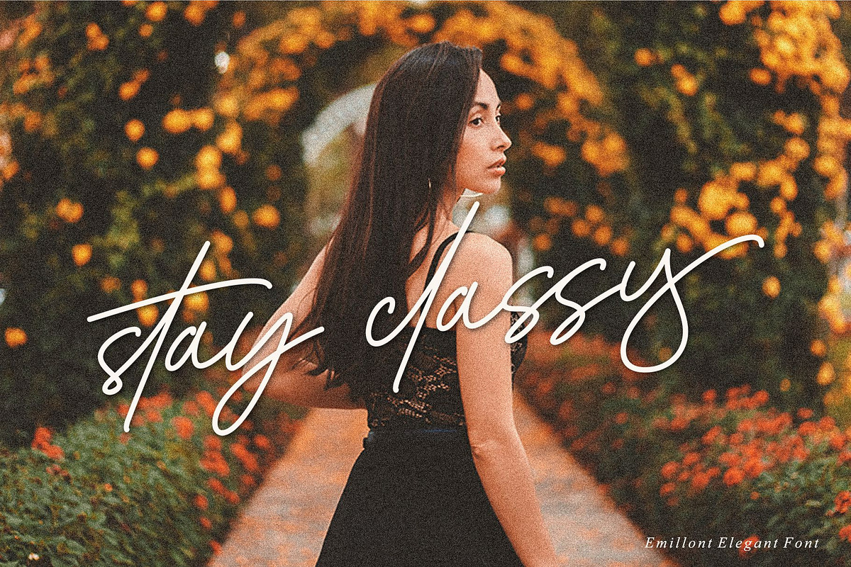 Emillont, a Script Font by ngene (Photo 9 of 11)