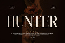 Hunter Elegant Serif Font Typeface