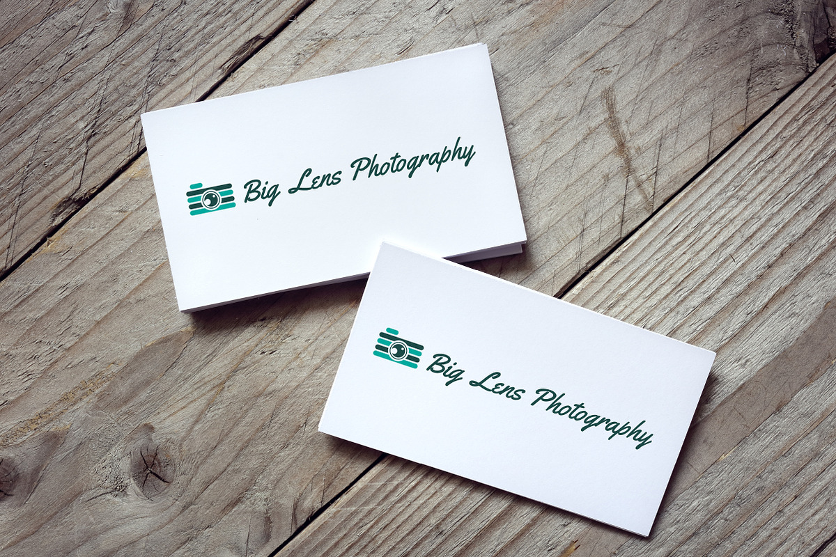 Photographer Mockup Logo 9, a Branding & Logo Template by BF Studios (Photo 2 of 3)