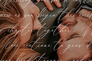 Lune Sauvage A Romantic Script Font, a Script Font by Prestige Artsy Studio (Thumbnail 4 of 10)