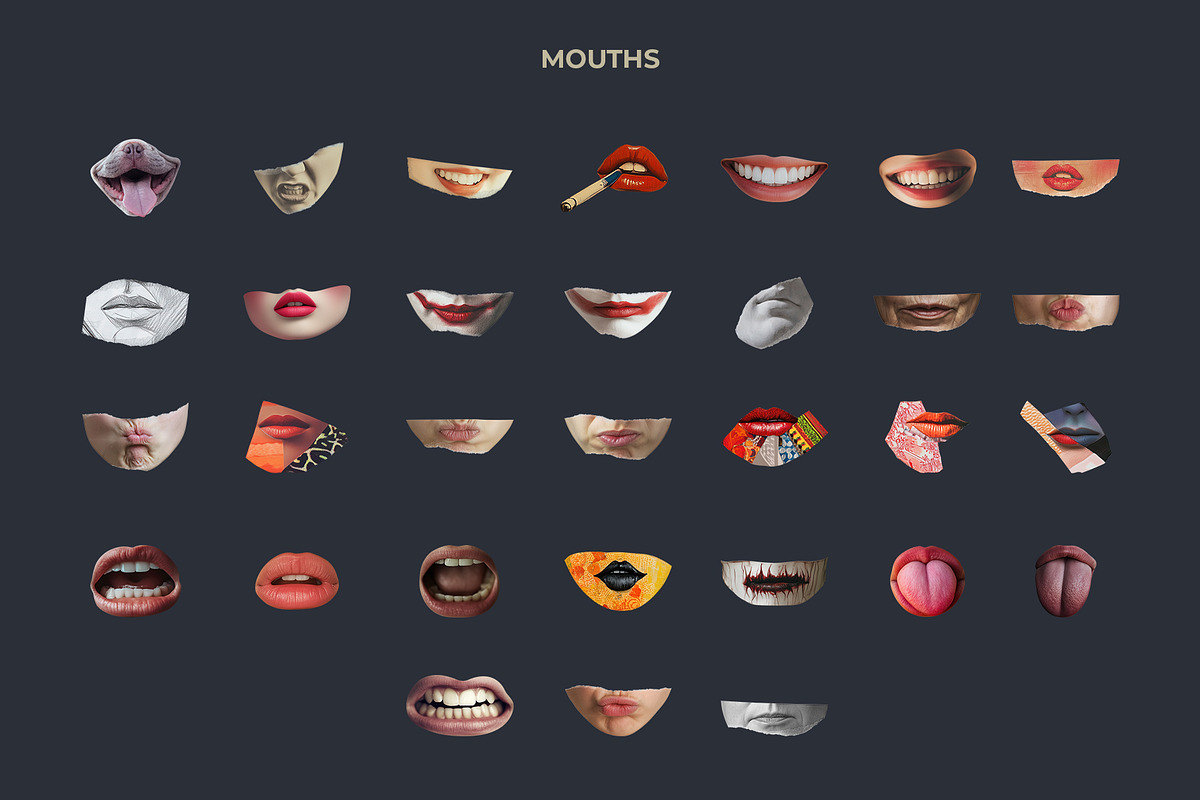 The Face Collage, an Object Graphic by Graphicdome (Photo 13 of 21)