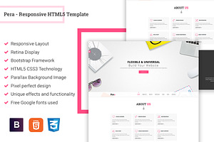 Pera - Responsive HTML5 Template