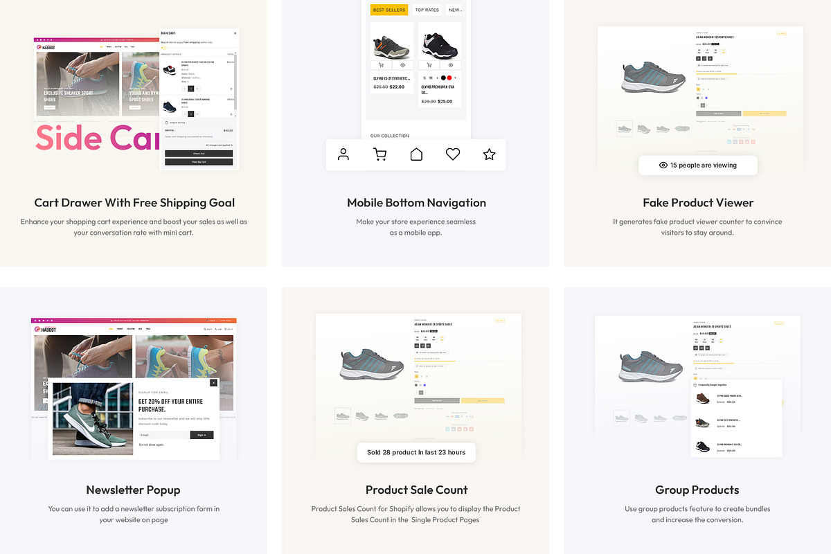 Footwear Sports Shoes Shopify Theme, a Shopify Template by LogicGo Shopify Experts (Photo 5 of 7)