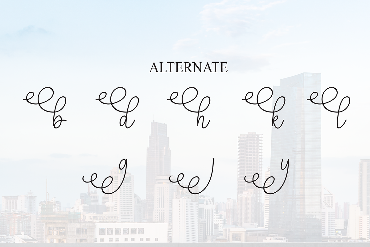 Building | Script Font, a Handwritten Font by Scratchones (Photo 8 of 9)