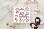 Cute Coquette Seashell Summer PNG, an Illustration by CraftArtStudio (Thumbnail 4 of 4)