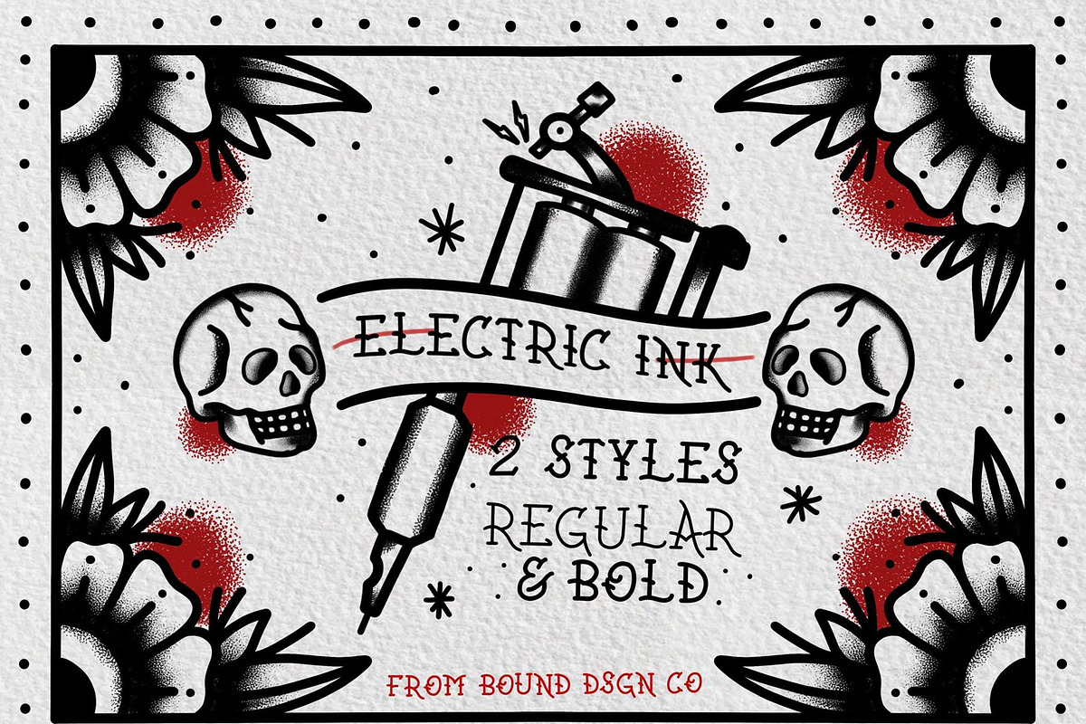 Electric Ink font preview 2