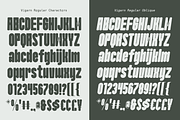 Vigarn - Modern Condensed Font, a Sans Serif Font by Pandeka Studio (Thumbnail 11 of 12)