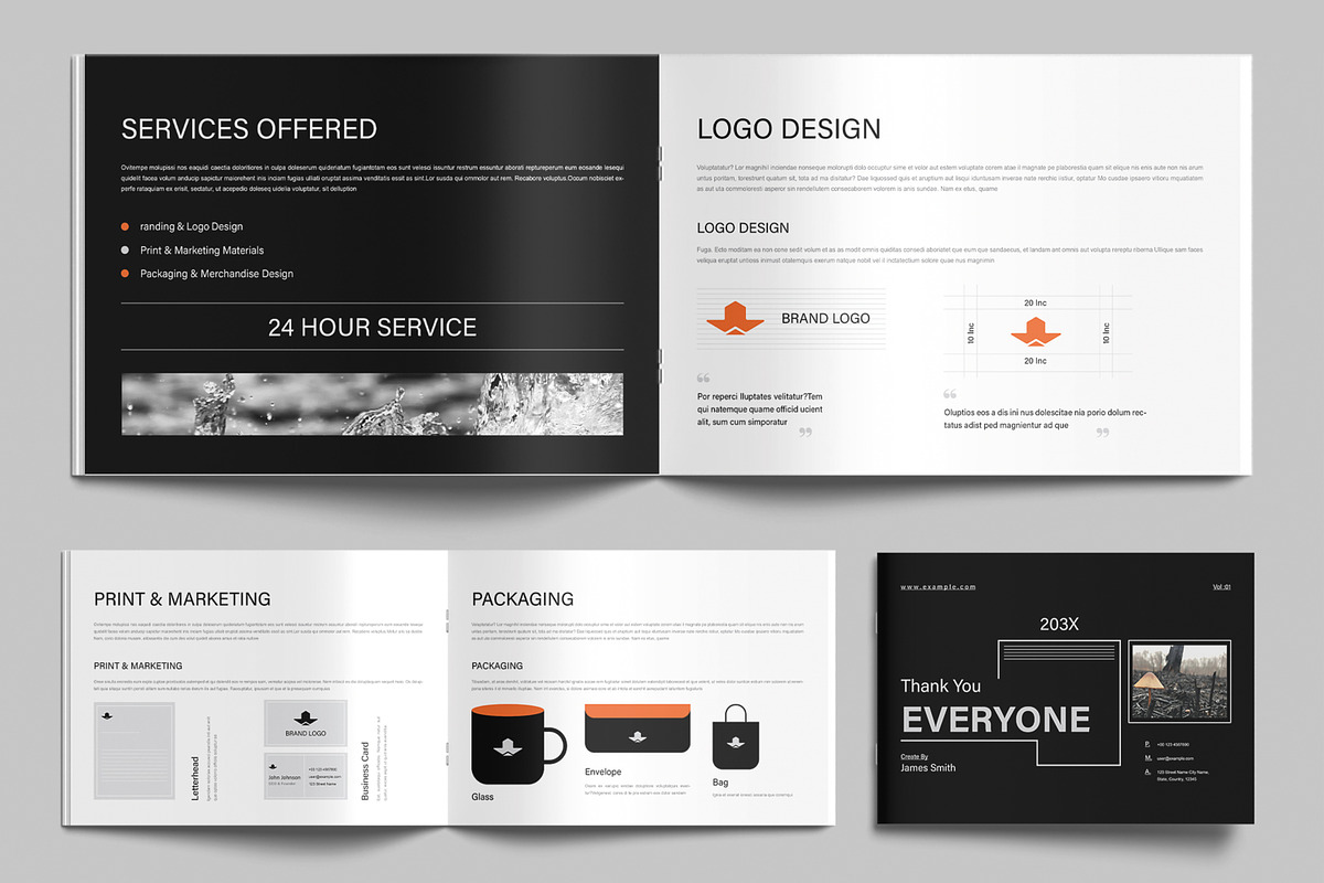 Digital Portfolio Layout, a Brochure Template by MightyDesign (Photo 6 of 9)