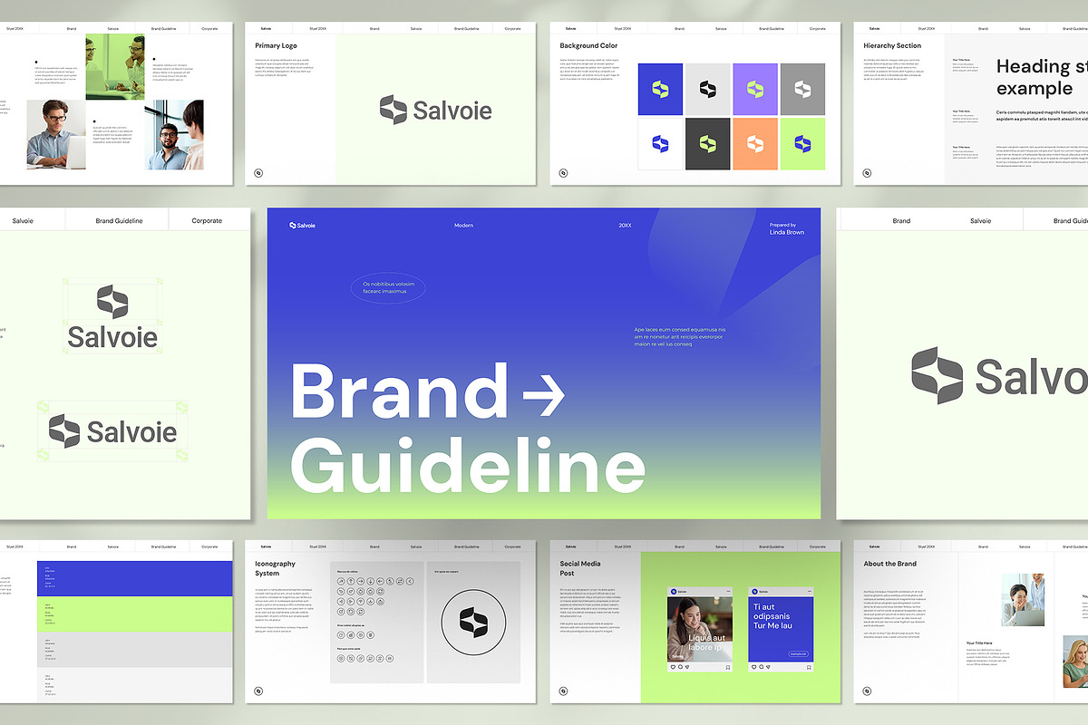 Corporate Brand Style Guide Template