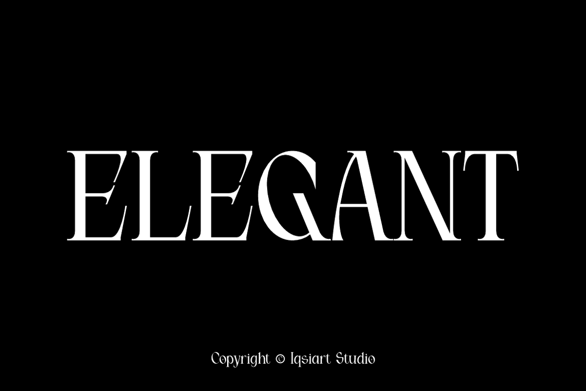 Gorufat - Modern Elegant Font, a Serif Font by Iqsiart Studio (Photo 3 of 13)