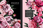 Peony Floral Clip Art, an Object Graphic by Eclectic Anthology (Thumbnail 9 of 17)