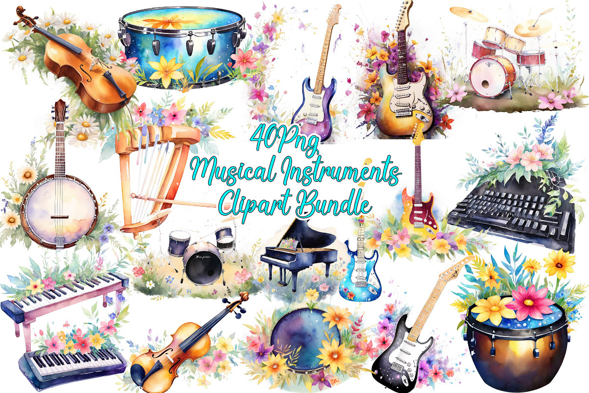 Musical Instruments, an Illustration by Wow Magic (Photo 1 of 4)