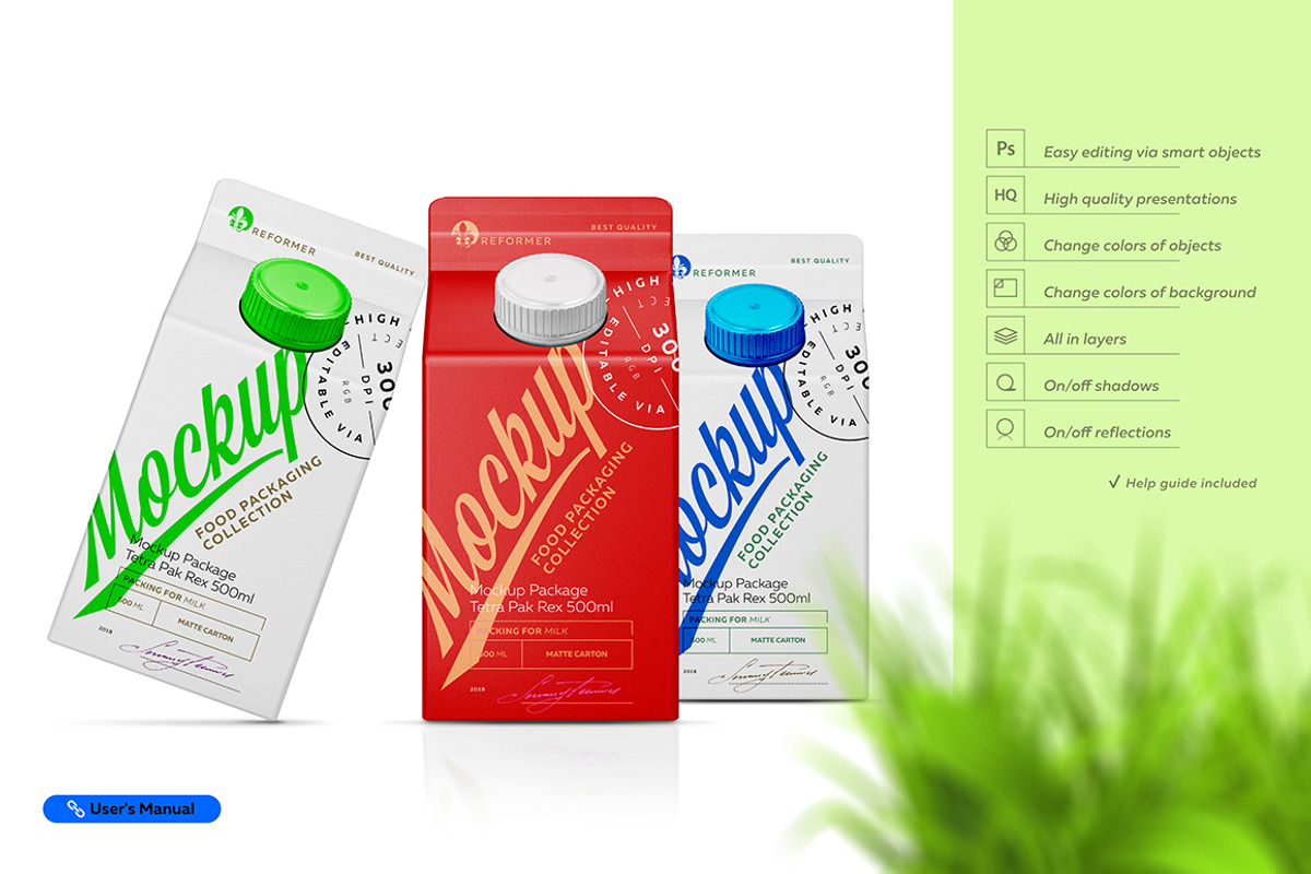 Mockup Poster Package Tetra Pak Rex, a Packaging Mockup by Reformer Mockup (Photo 1 of 6)