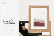 Artwork Wooden Frame Mockup, a Print Template by Artcoast Studio (Thumbnail 2 of 7)