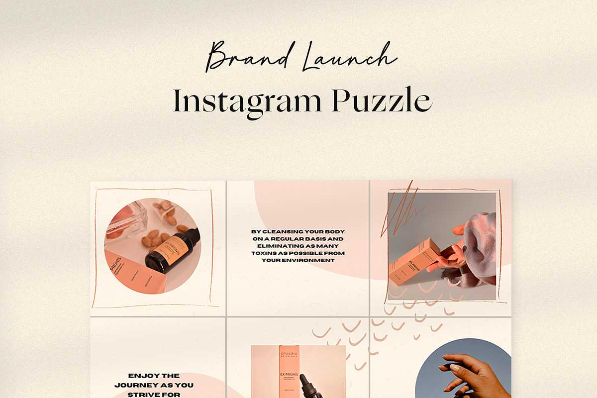 Brand Launch Instagram Puzzle, a Social Media Template by North Eighth (Photo 4 of 9)